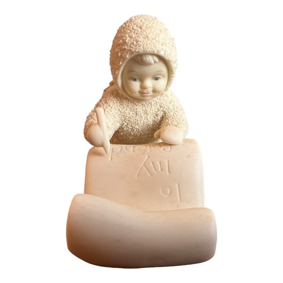 Dept 56 Snowbabies TO MY FRIENDS Porcelain Figurine - Picture 2 of 6